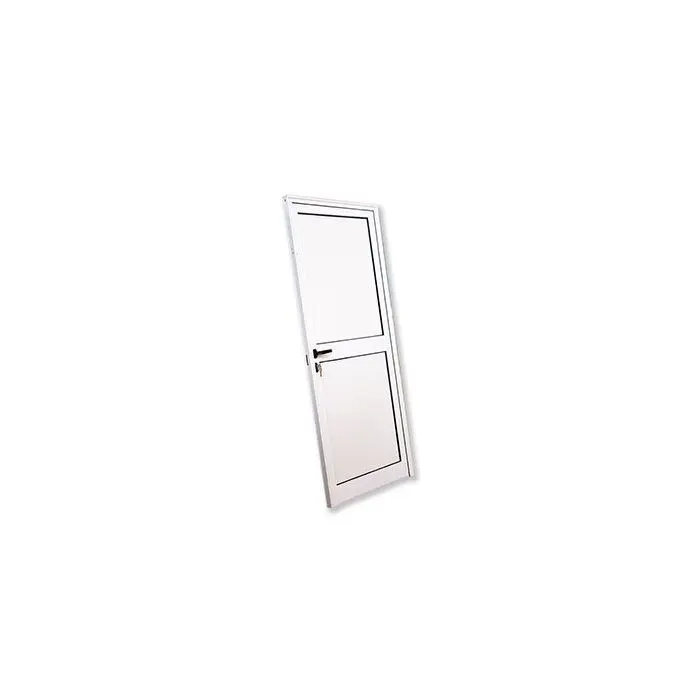 Single-leaf door with 900X2100 aluminum veneer
